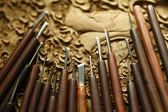 Woodworking engraving tool