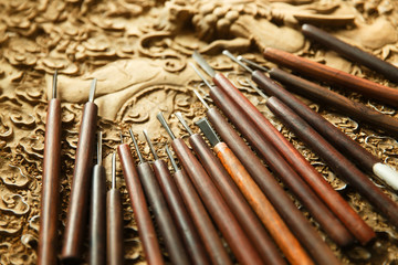 Woodworking engraving tool