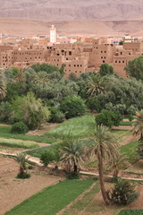Town in Dades valley