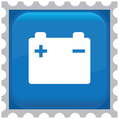 Obraz premium battery icon