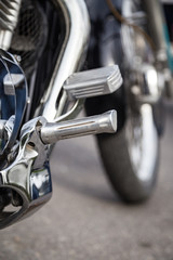 Motorcycle detail as background