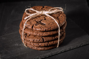 American chocolate cookies