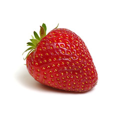Strawberry isolated on white background.