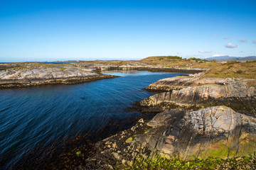 Fototapeta na wymiar Landscape in Kristiansund, Norway.