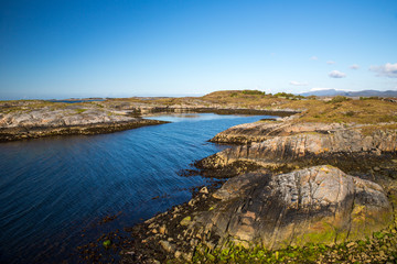 Landscape in Kristiansund, Norway.