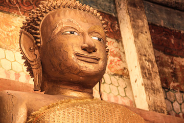 THAILAND - April 29, 2017 :Buddhist monastery at Buppharam temple in Trat province located in the east of Thailand