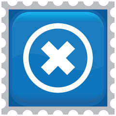 Obraz premium delete icon