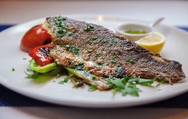 Piece of Fish with Pepper