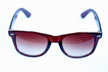 Sunglasses on white background