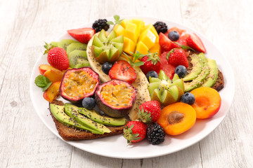 fresh fruit for healthy breakfast or brunch