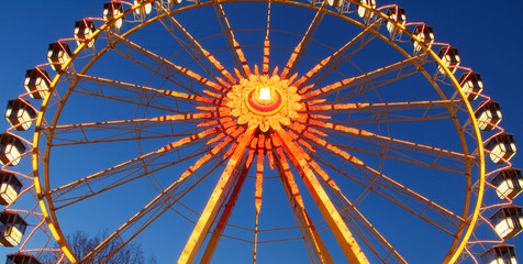Langzeitbelichtung Riesenrad