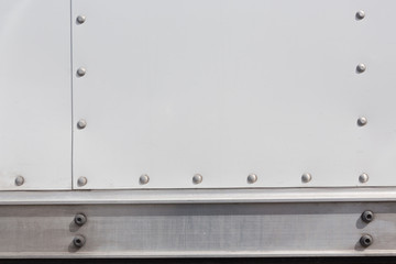 riveted metal plate background