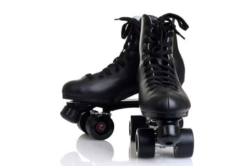 closeup men's roller skates
