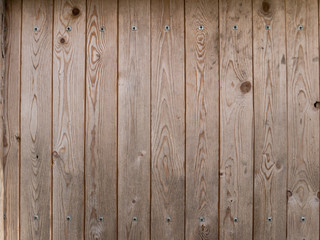Wooden brown planks