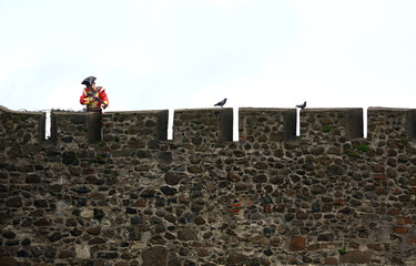 Medieval castle, Carrickfergus, Northern Ireland