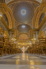 The Madeleine church in Paris, France