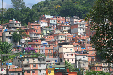 Fototapeta premium Favela in Rio the Janeiro