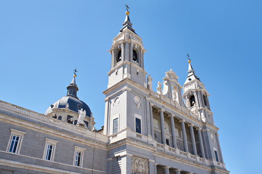 Almudena Cathedral is Catholic cathedral in Madrid, Spain