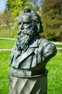 Bust Of Composer Johannes Brahms