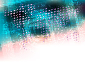 Fototapeta premium blue background with numbers