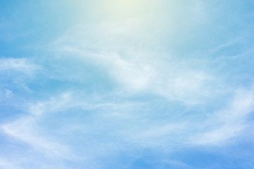sun and cloud background with a pastel colored


