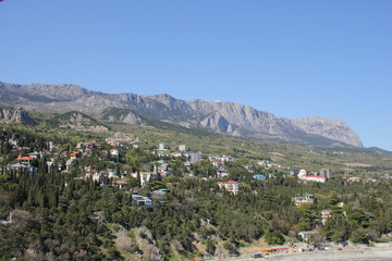 Fototapeta na wymiar Crimea.the nature of Simeiz