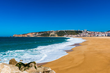 Coastal village of Nazaré, Portugal