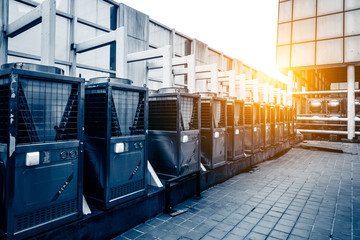 Equipment inside of industrial power