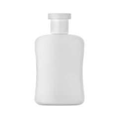 Isolated cream bottle on white background. 3D illustration.