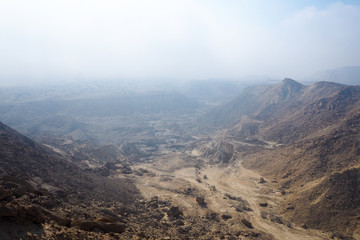 Obraz premium Mountain range at Qeshm Island, Iran