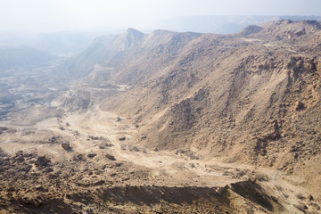 Mountain range at Qeshm Island, Iran