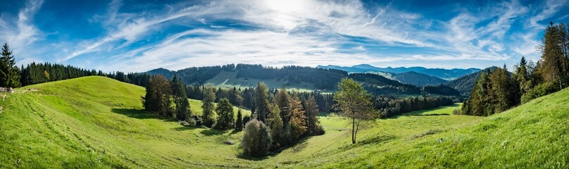 Panorama in den Bergen