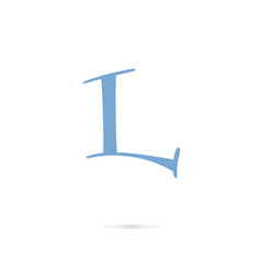 Letter l logo icon design template elements