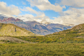 Fototapeta na wymiar Andes Range Mountains - Patagonia - Argentina