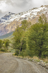 Gravel Empty Road, Patagonia, Argentina