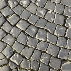 background of harmonic cobble stones