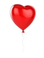Obraz na płótnie Canvas Red Heart Balloon