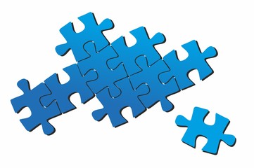Fototapeta premium puzzle1005c