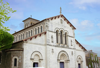 Fototapeta na wymiar Eglise Notre Dame. Clisson, Loire atlantique. Pays de Loire
