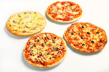 four pizzas