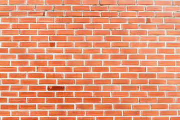 Red brick wall with one special darker brick background