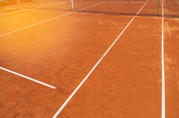 Tennis Ball On Court