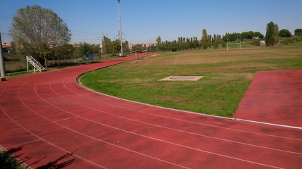 Obraz premium pista di atletica