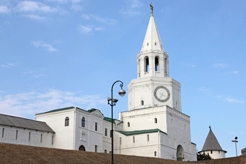 Spasskaya Tower of Kazan Kremlin. Russia. Tatarstan republic