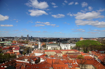 Obraz premium Panorama Wilna