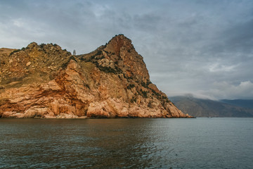 Naklejka premium The entrance to the bay in Balaclava