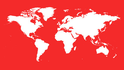 Political world map. World Map Vector template for website, infographics, design.