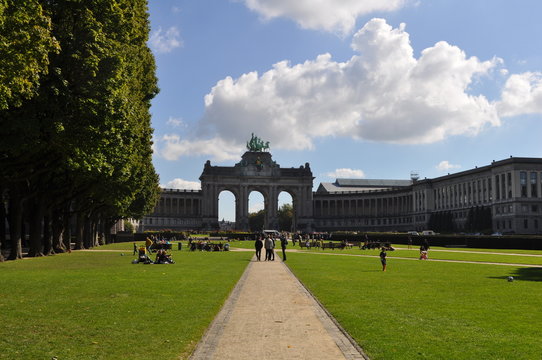 Parc du Cinquantenaire, Bruxelles, Belgique