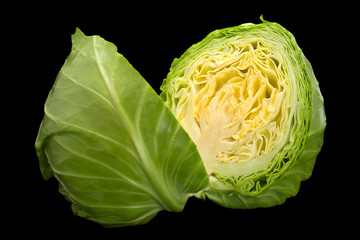 Fototapeta premium Salad young cabbage closeup