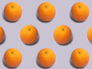 Orange fruits pattern